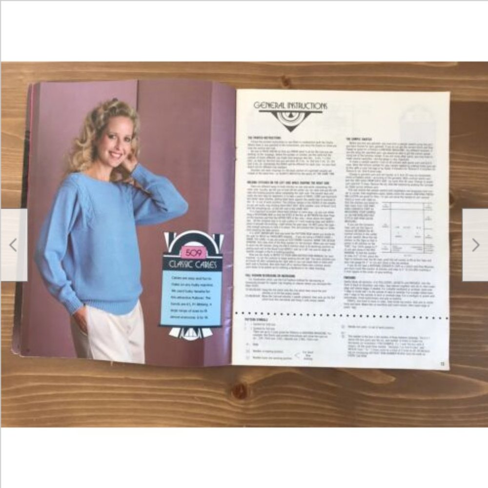 Vtg KnitKing Machine Knitting Magazine with Patterns 1986 Fashion History